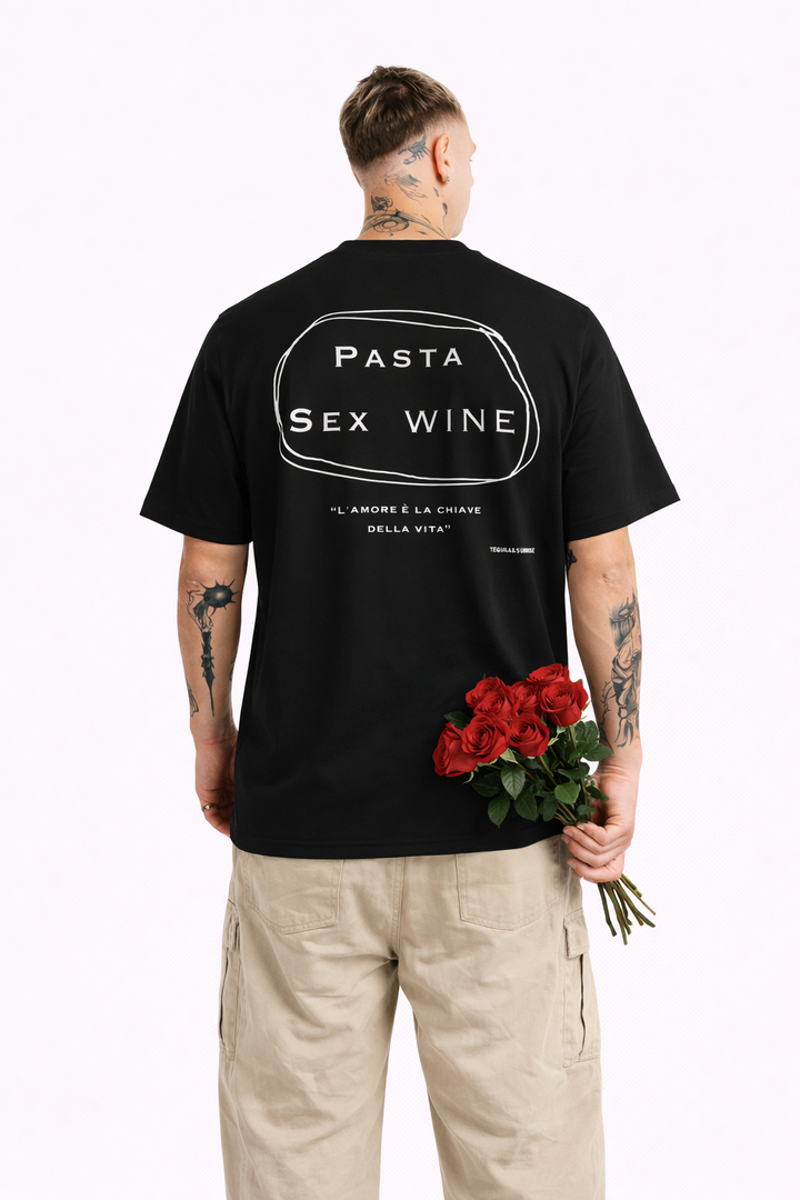 Pasta & Sex & Wine Organic T-shirt