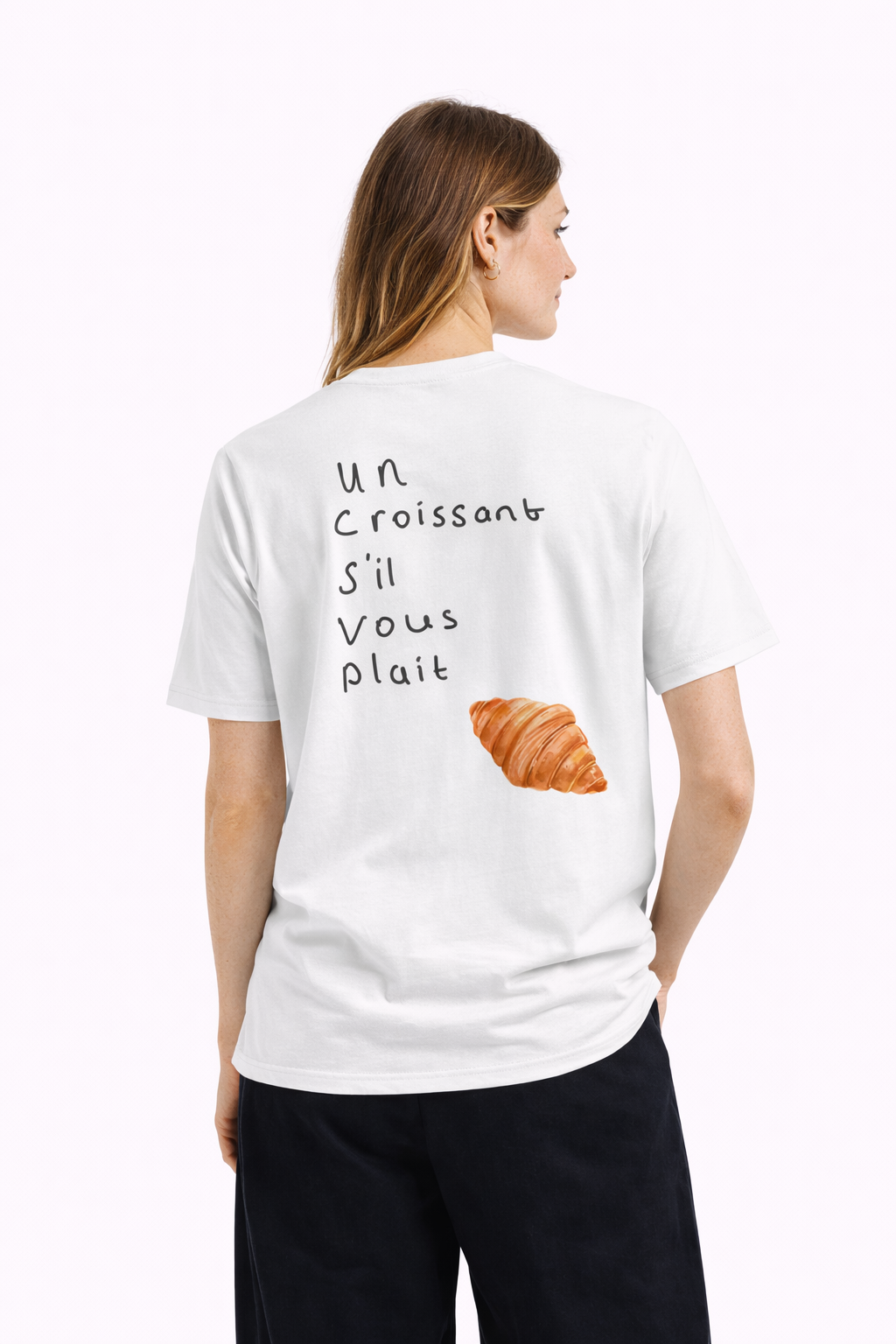 Un Croissant S’il Vous Plait Organic T-shirt