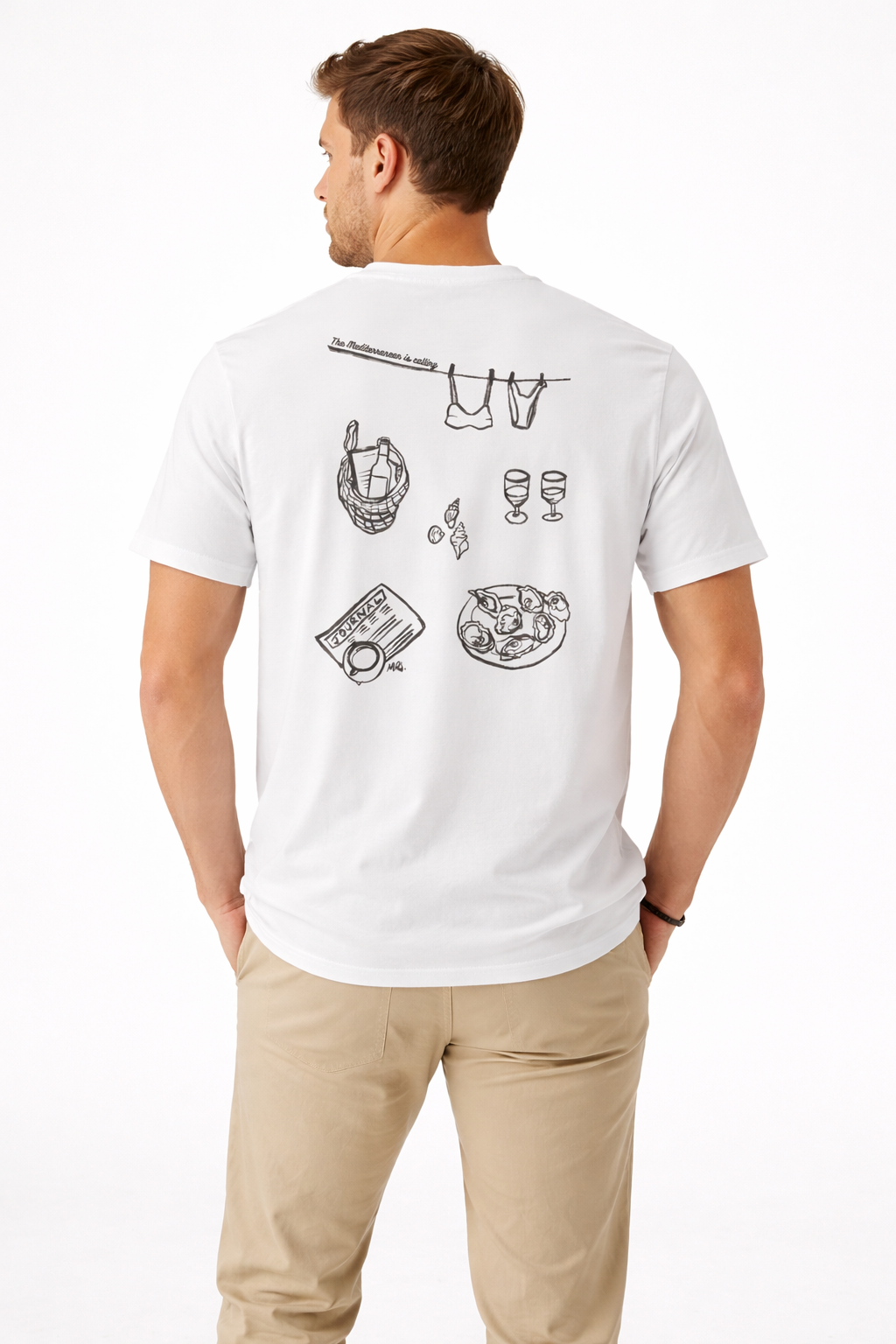 The Mediterranean is Calling Organic T-shirt