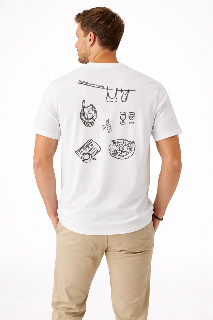 The Mediterranean is Calling Organic T-shirt