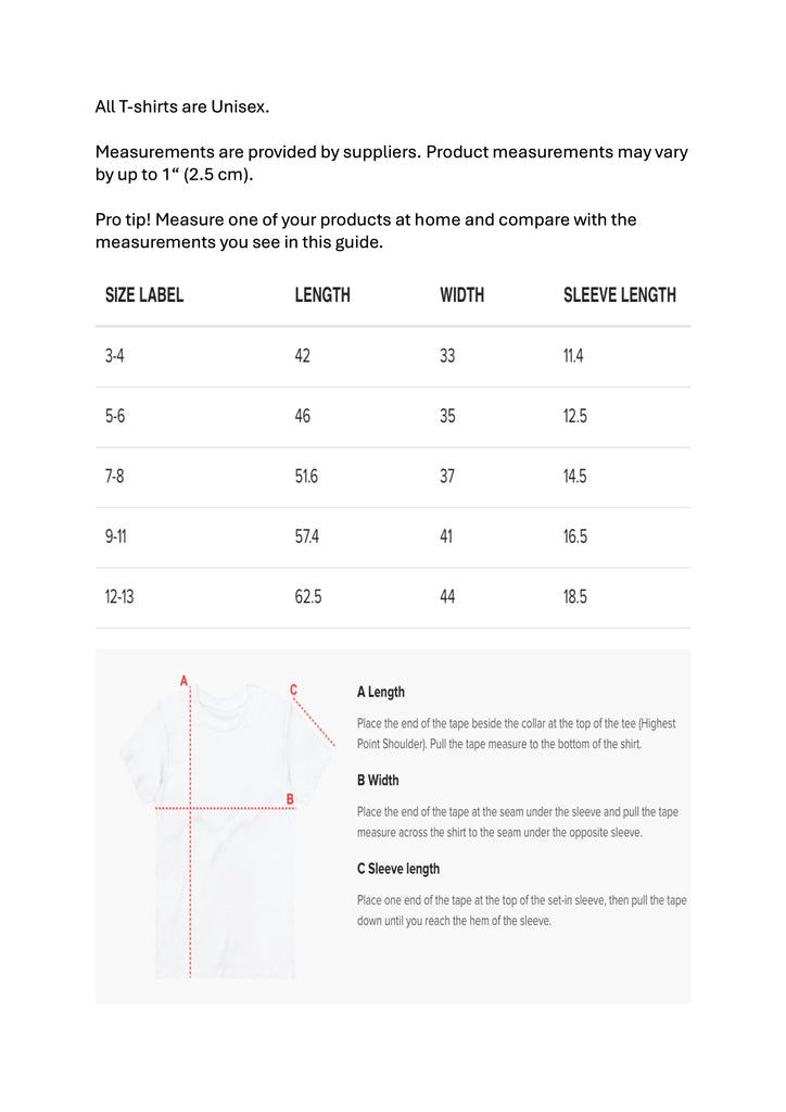 Size Guide