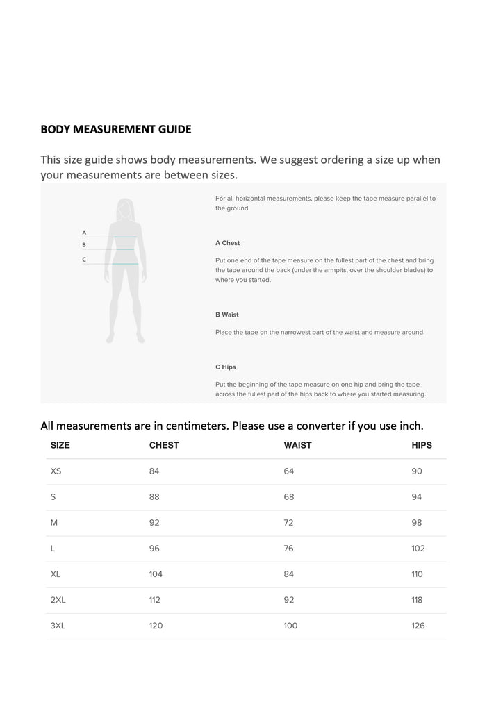 Size Guide