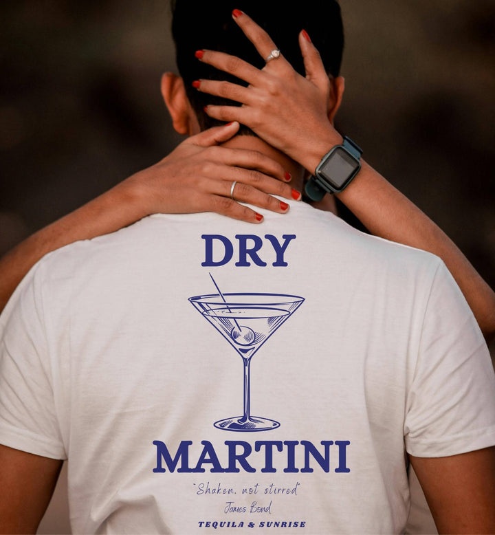 The Dry Martini James Bond Quote Organic T-shirt