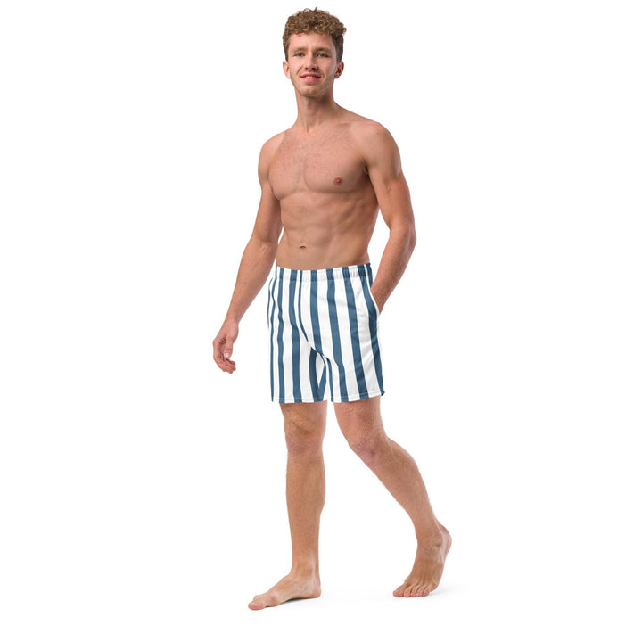 Old Money Lined Swim Trunks