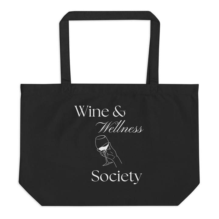 The Wine & Wellness Society Large Organic Tote Bag