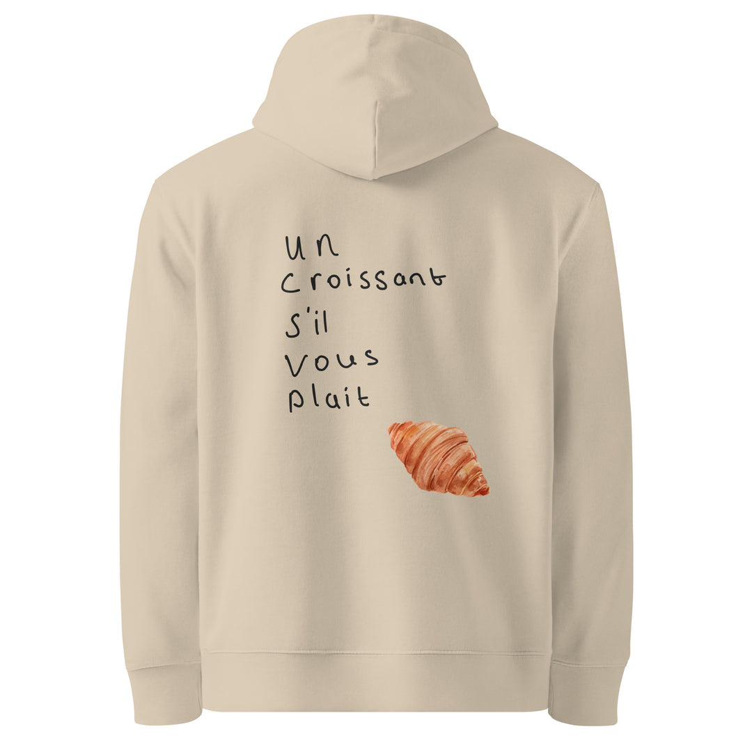 The Un Croissant S'il Vous Plait Eco Hoodie