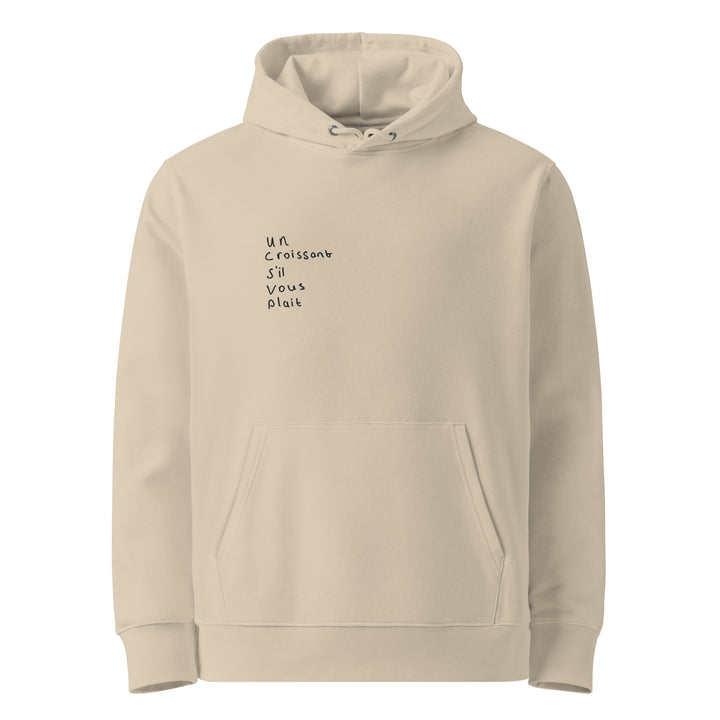 The Un Croissant S'il Vous Plait Eco Hoodie