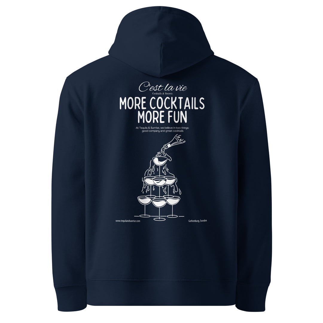 The More Cocktails More Fun Eco Hoodie