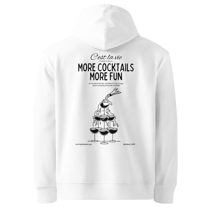 The More Cocktails More Fun Eco Hoodie