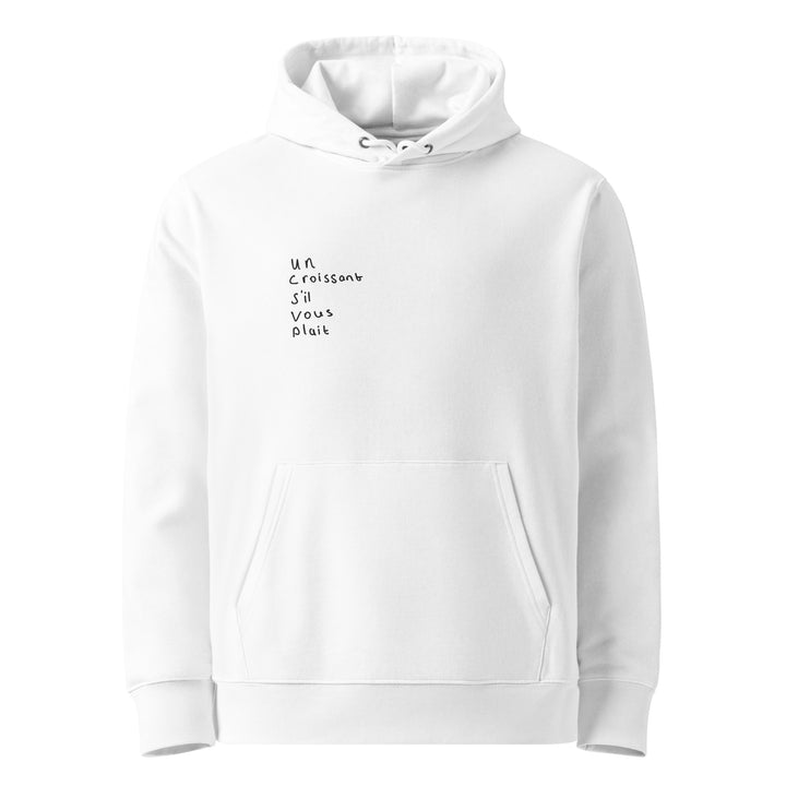 The Un Croissant S'il Vous Plait Eco Hoodie