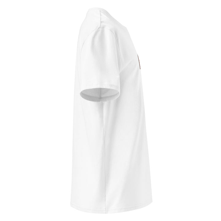 So Sexy Italian Organic T-shirt displayed from the side, showcasing its comfortable fit and stylish design.